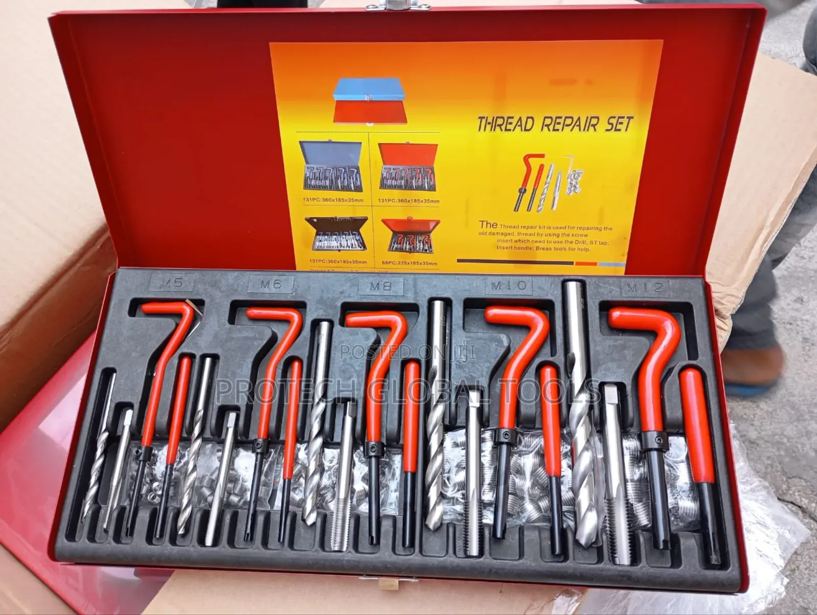 131pcs Thread Repair Kit