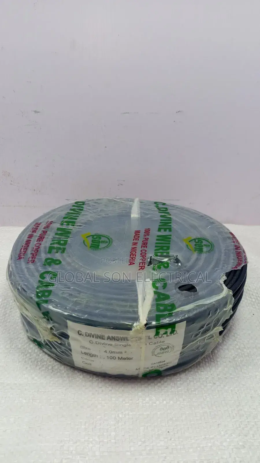 C, Divine Single Electrical Cable