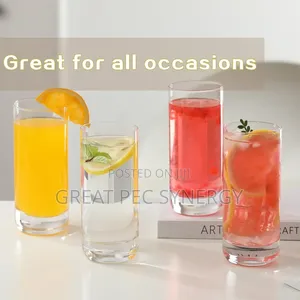 6 Pieces Glass Cups - 320 Ml