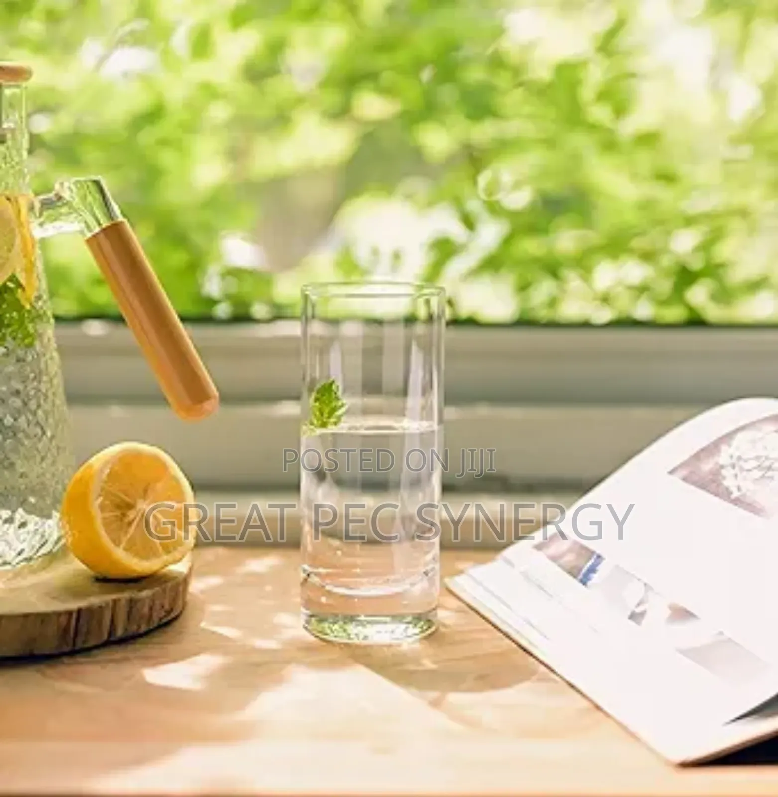 6 Pieces Glass Cups - 320 Ml