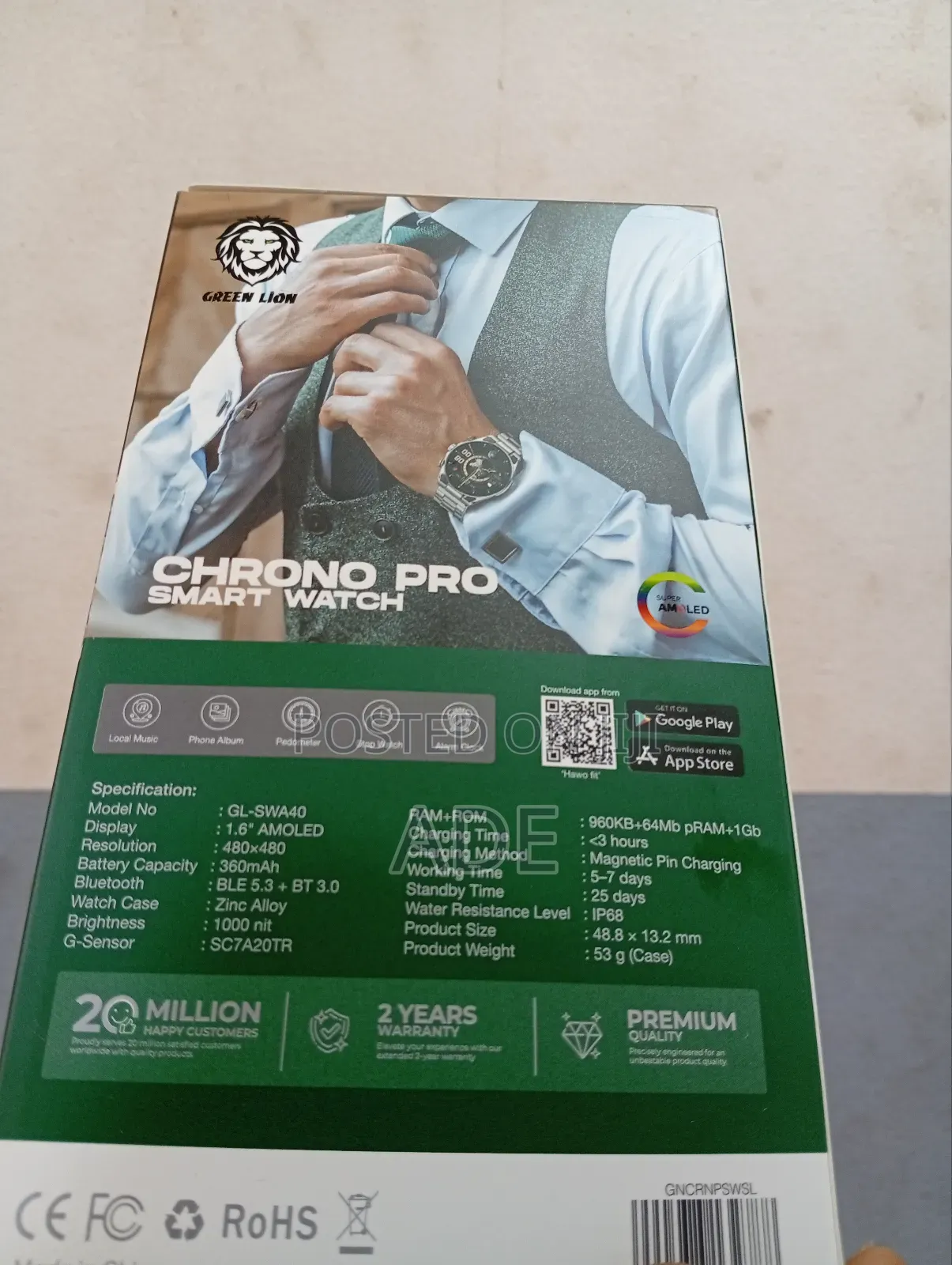 Green Lion Chrono Pro Smart Watch