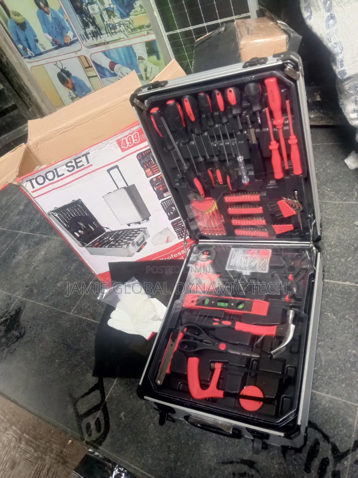 499pcs Heavy-Duty Combination Tools Box Set.