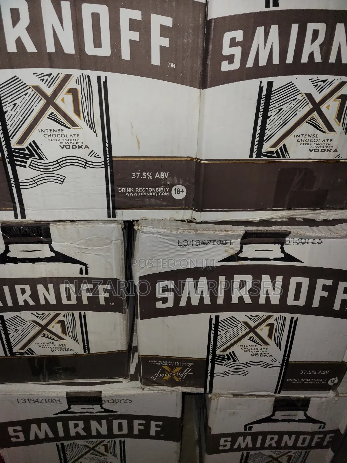 Smirnoff Chocolate Flavored Vodka by 12 Bottles
