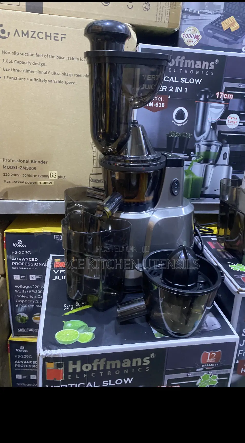 Hoffmans Lectronics Vertical Slow Juicer 2 in 1
