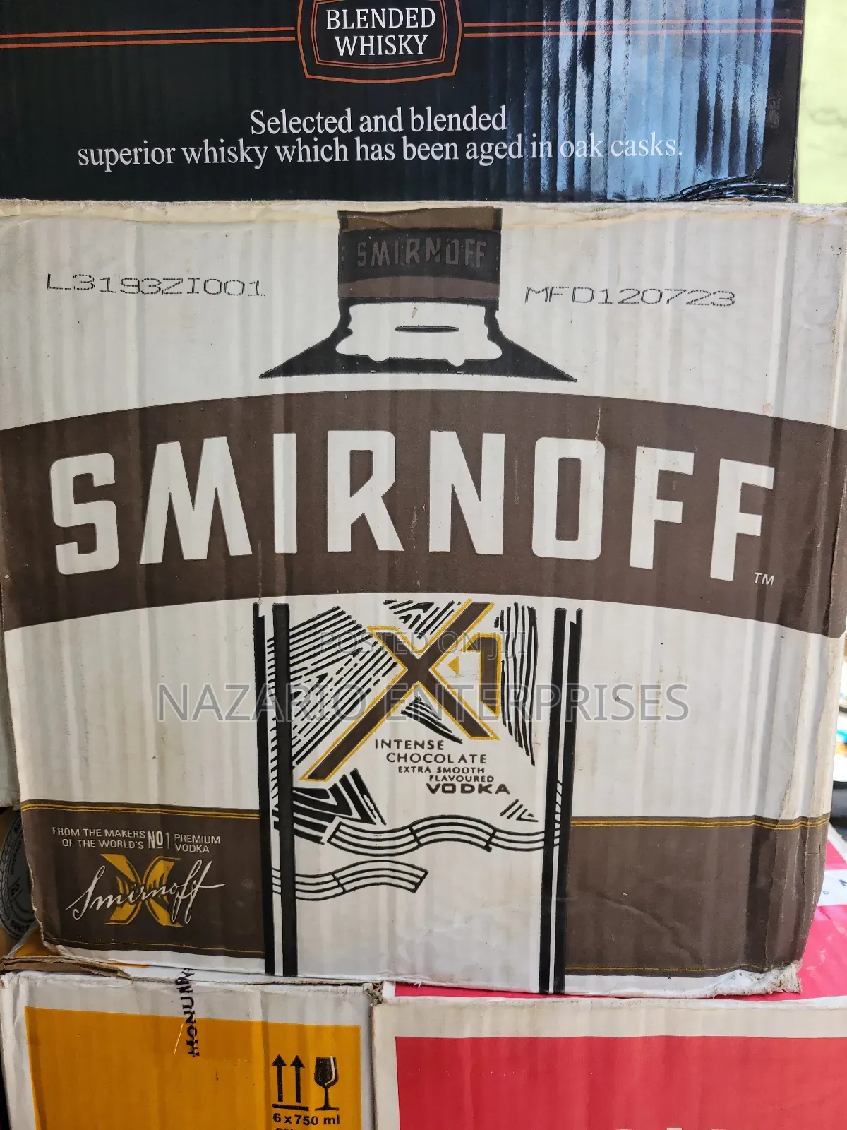 Smirnoff Chocolate Flavored Vodka by 12 Bottles
