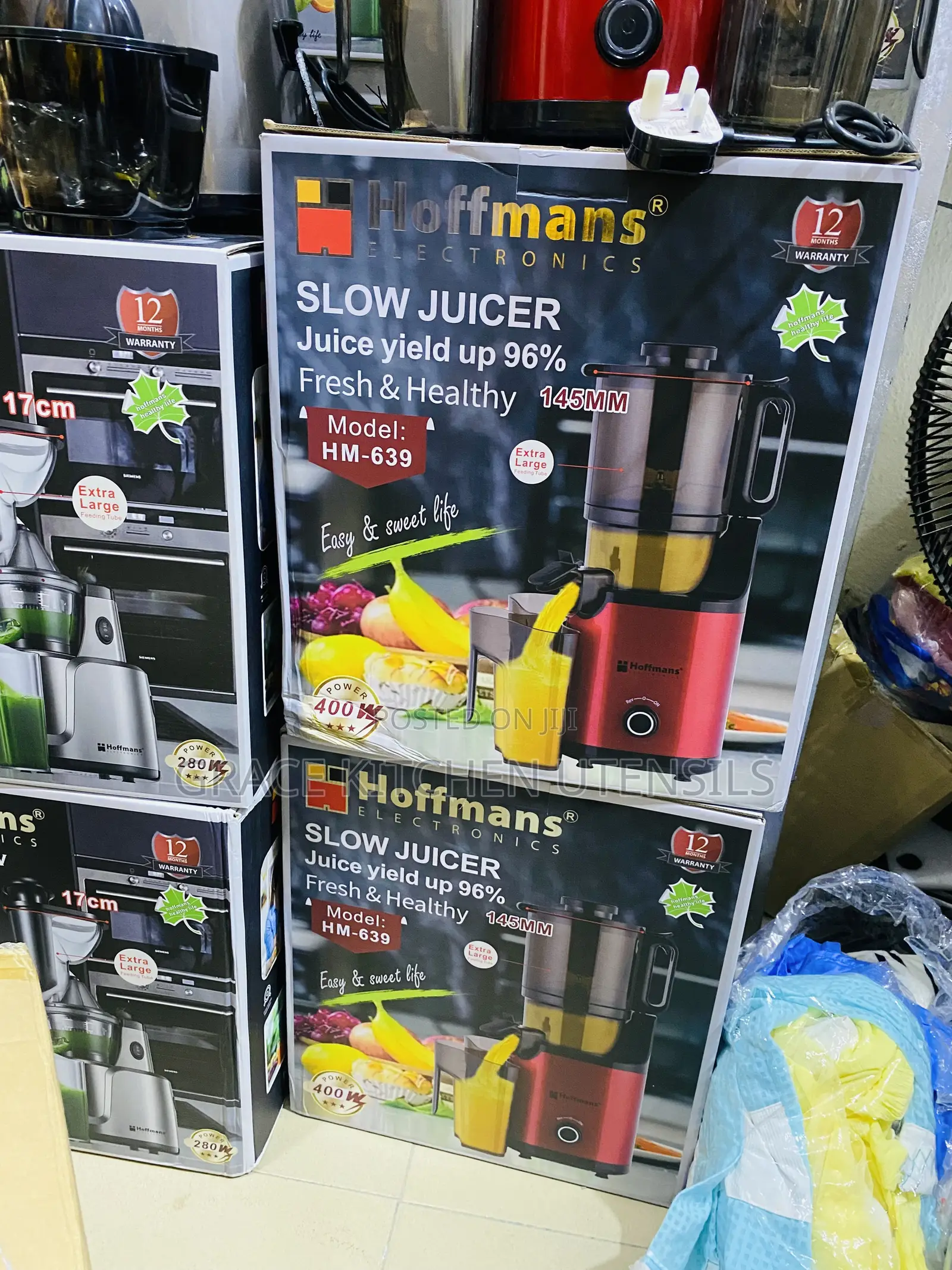 Hoffmans Industrial Big Mouth Slow Juicer