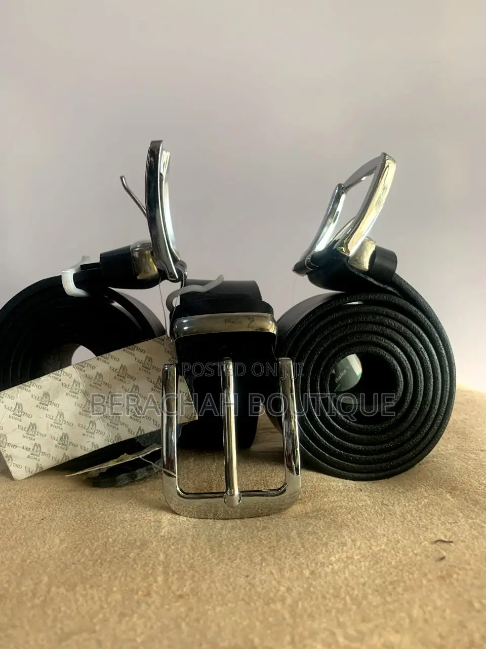 Men Stylish Black Belts
