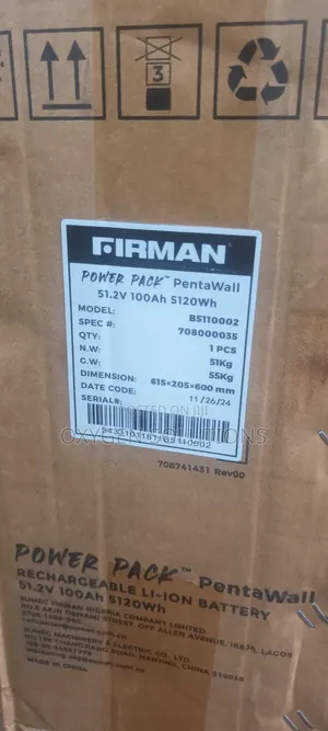 5kwh 48v Firmam Lithium Ion Battery