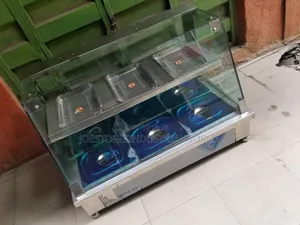 Local Fabricated 3plate Display Food Warmer Up And Down
