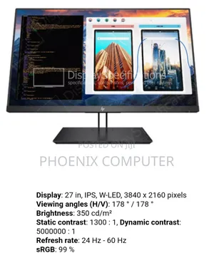 Photo - Hp Z27 27" 16:9 4k Uhd Ips Display