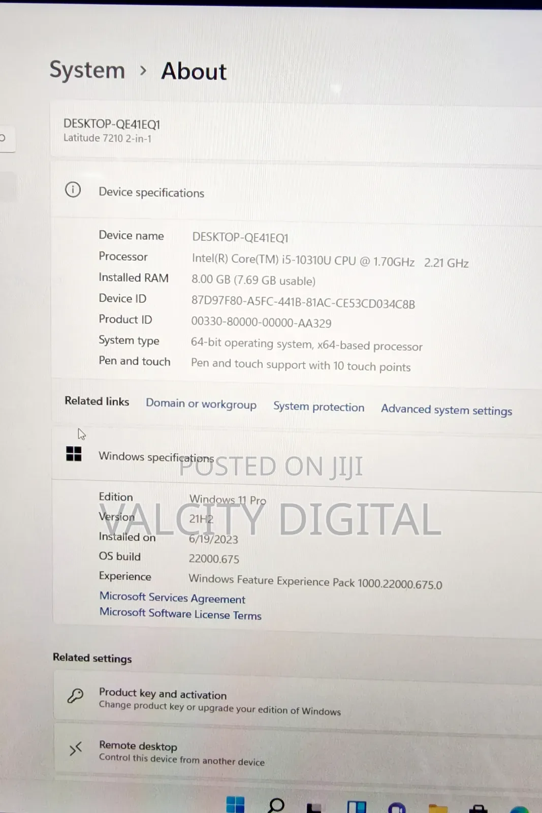 Laptop Dell 8GB Intel Core i5 SSD 256GB