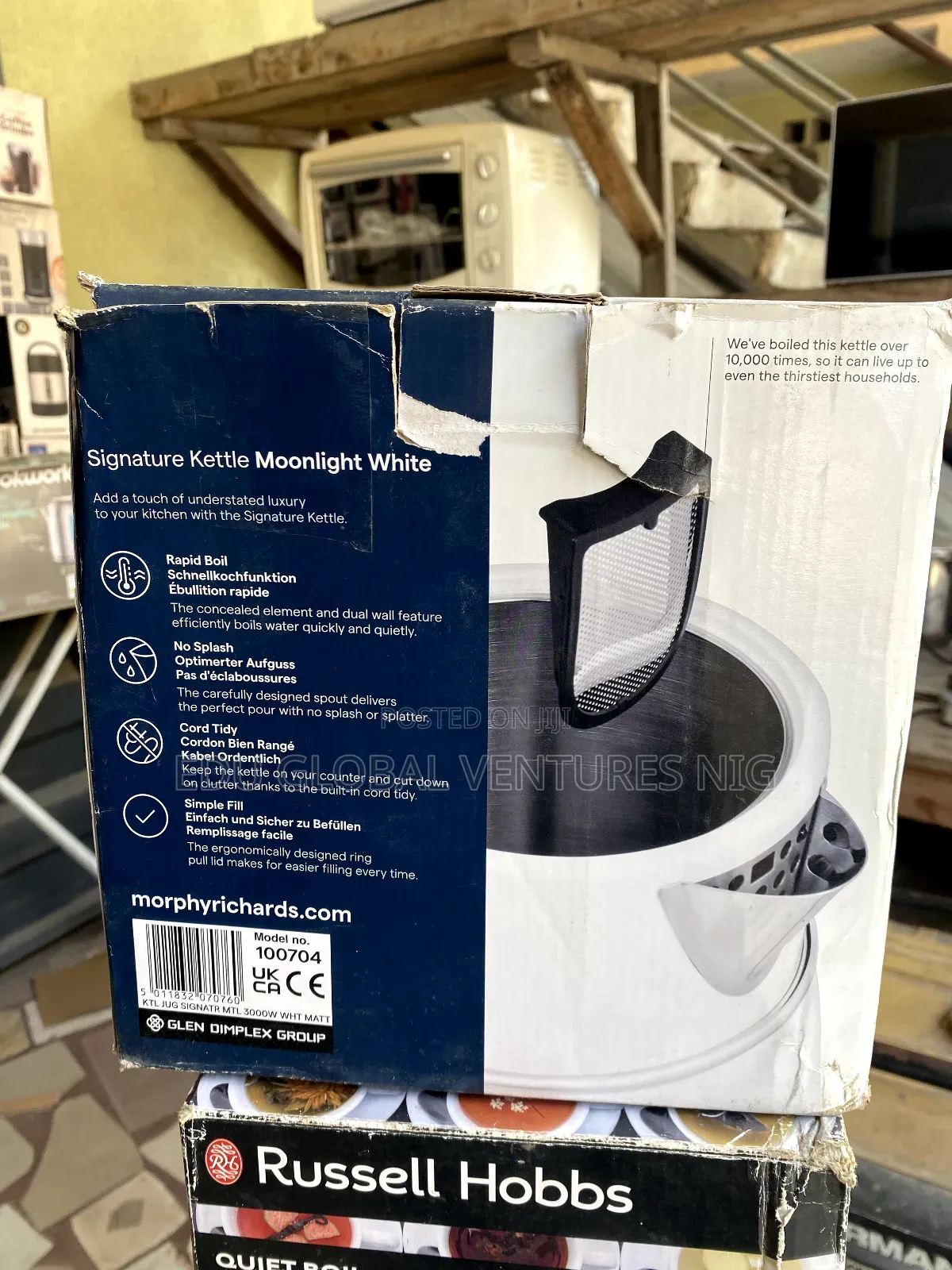 Morphy Richards Signature Kettle Moonlight White.