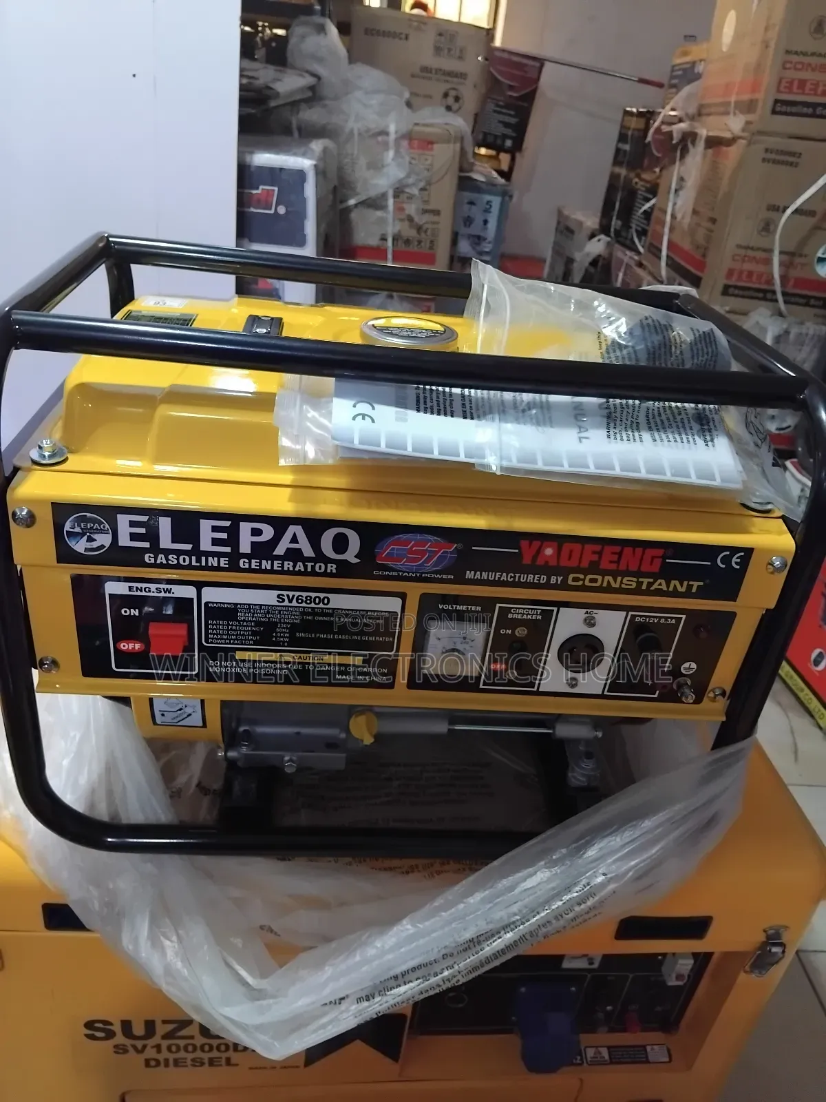 Constant Elepaq 4.5kva Petrol Generator