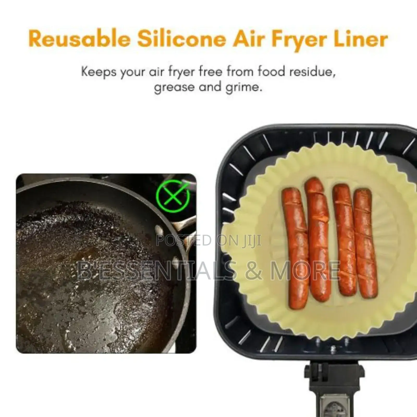 Reusable Silicone Air Fryer Liner