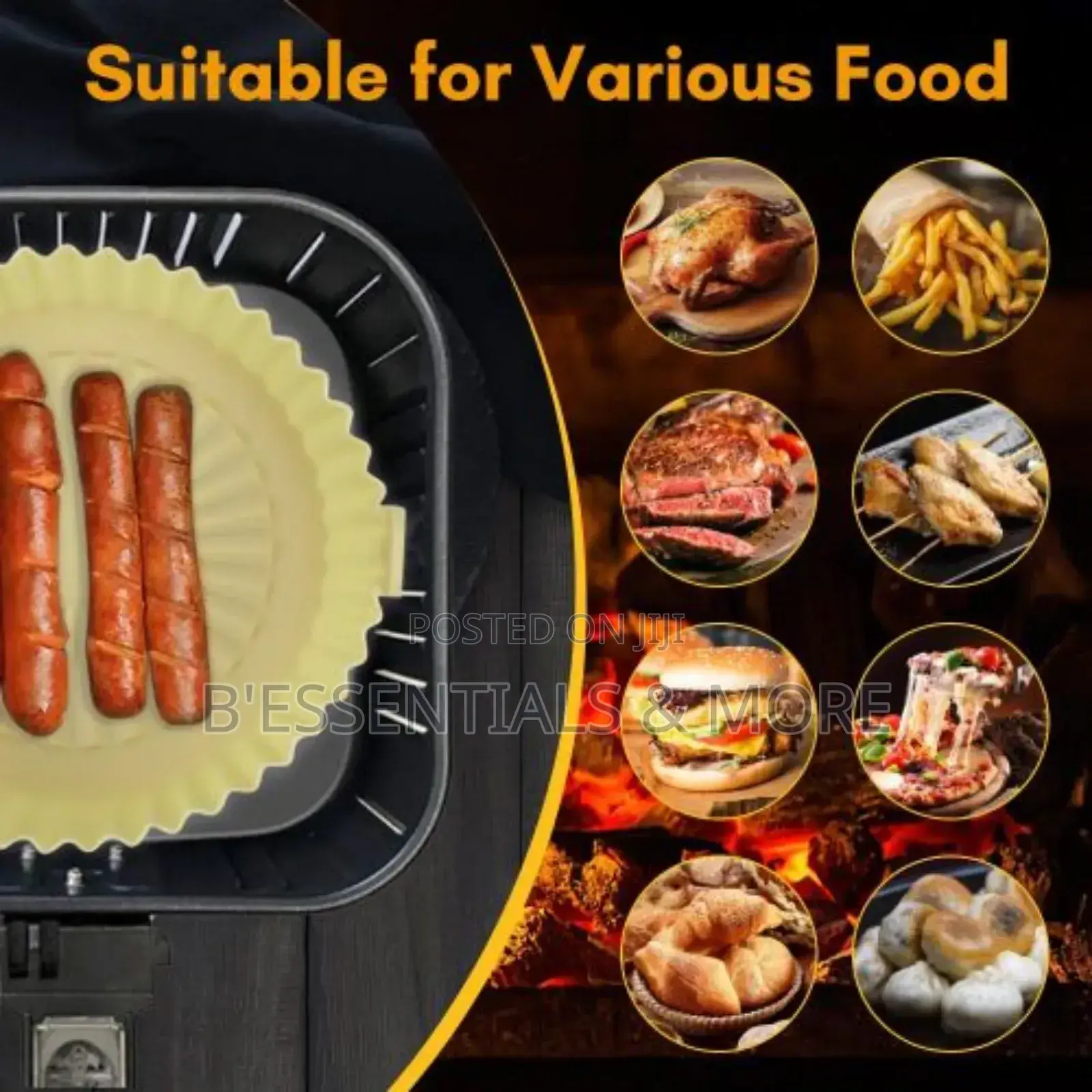 Reusable Silicone Air Fryer Liner