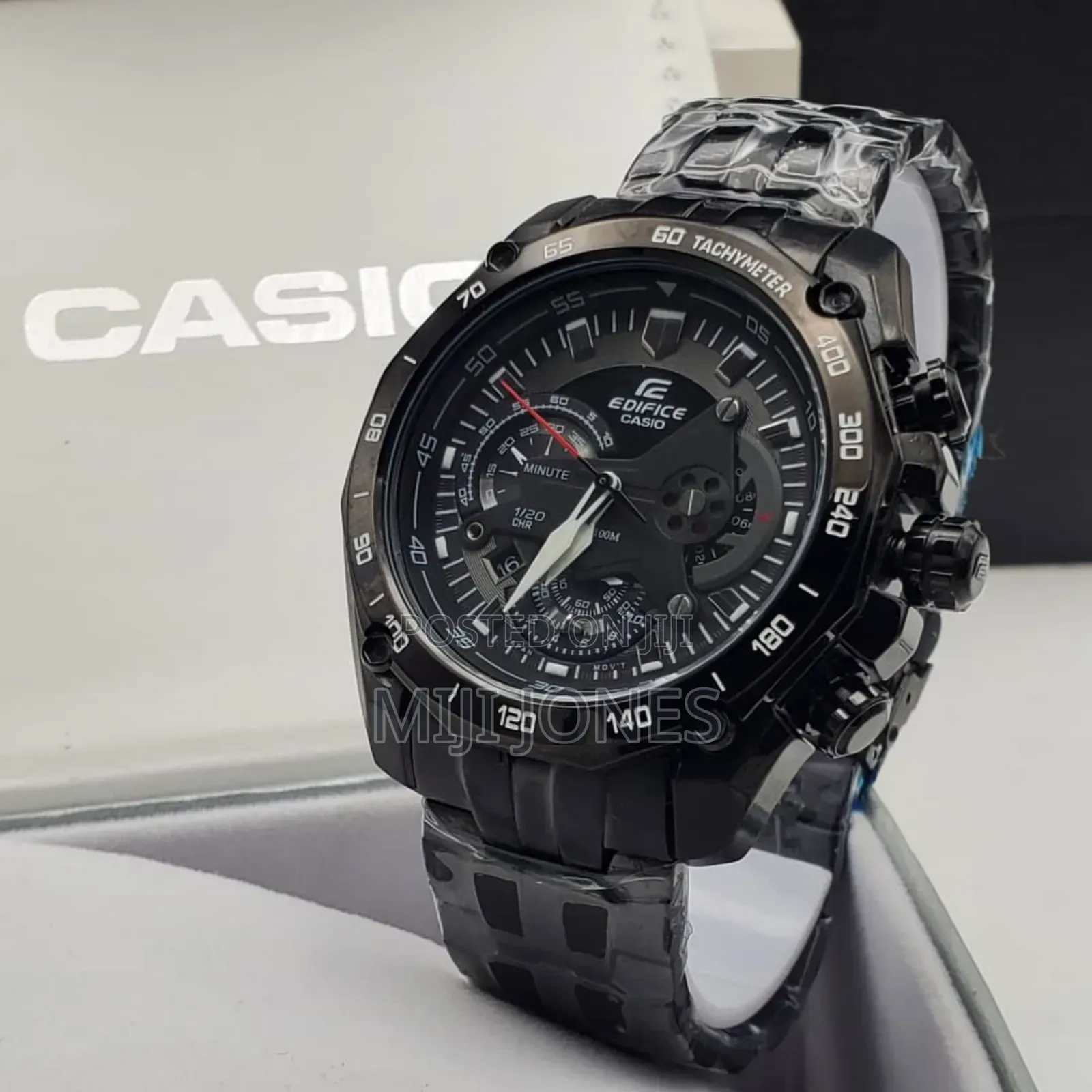 Edifice Precision: Casio Men's Chronograph Watch"