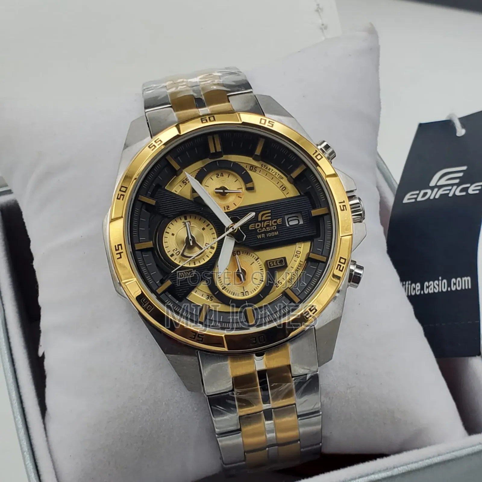 Edifice Precision: Casio Men's Chronograph Watch"