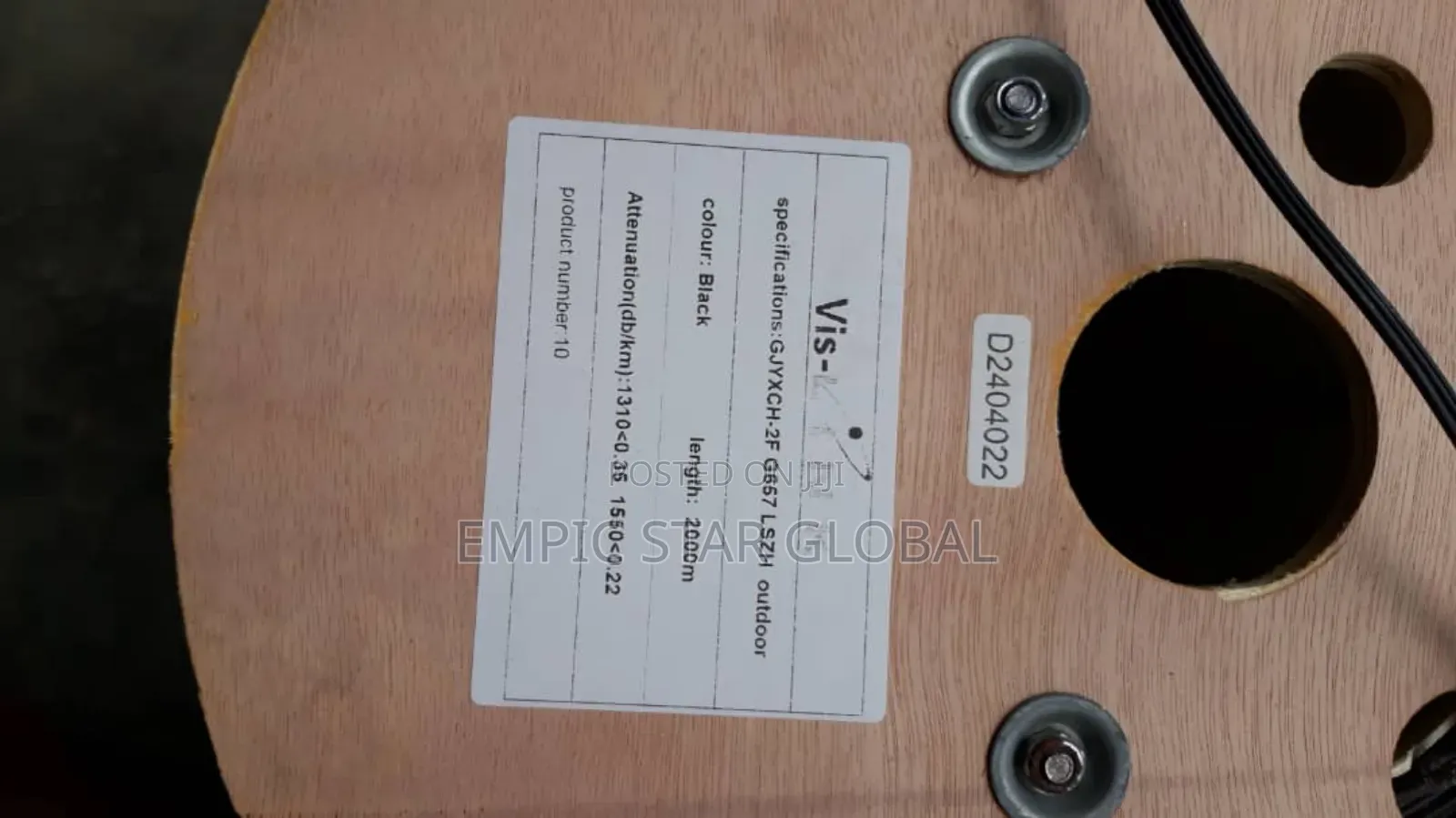 Fiber Outdoor 2-Core Fiber Optic FTTH Drop Cable-2000m