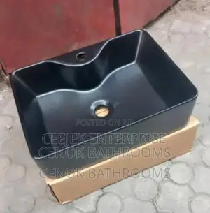 Black Canter Top Basin