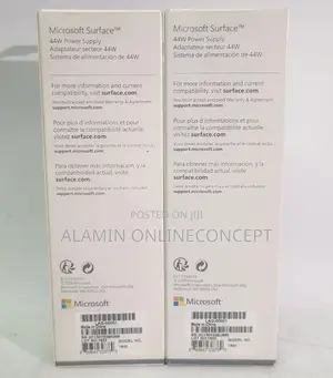 Microsoft Surface 44w Model 1800 Power Supplies Sealed