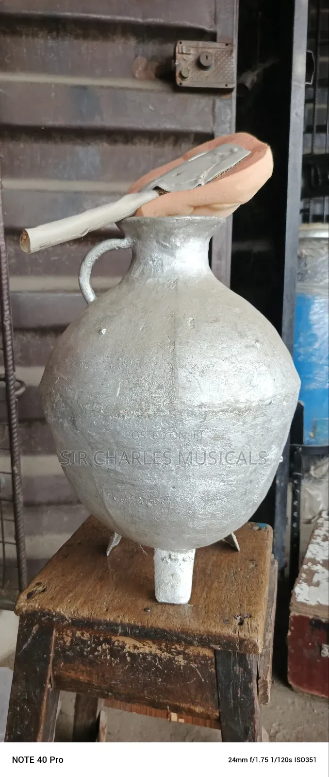High Quality Local Metal Udu Pot Drum