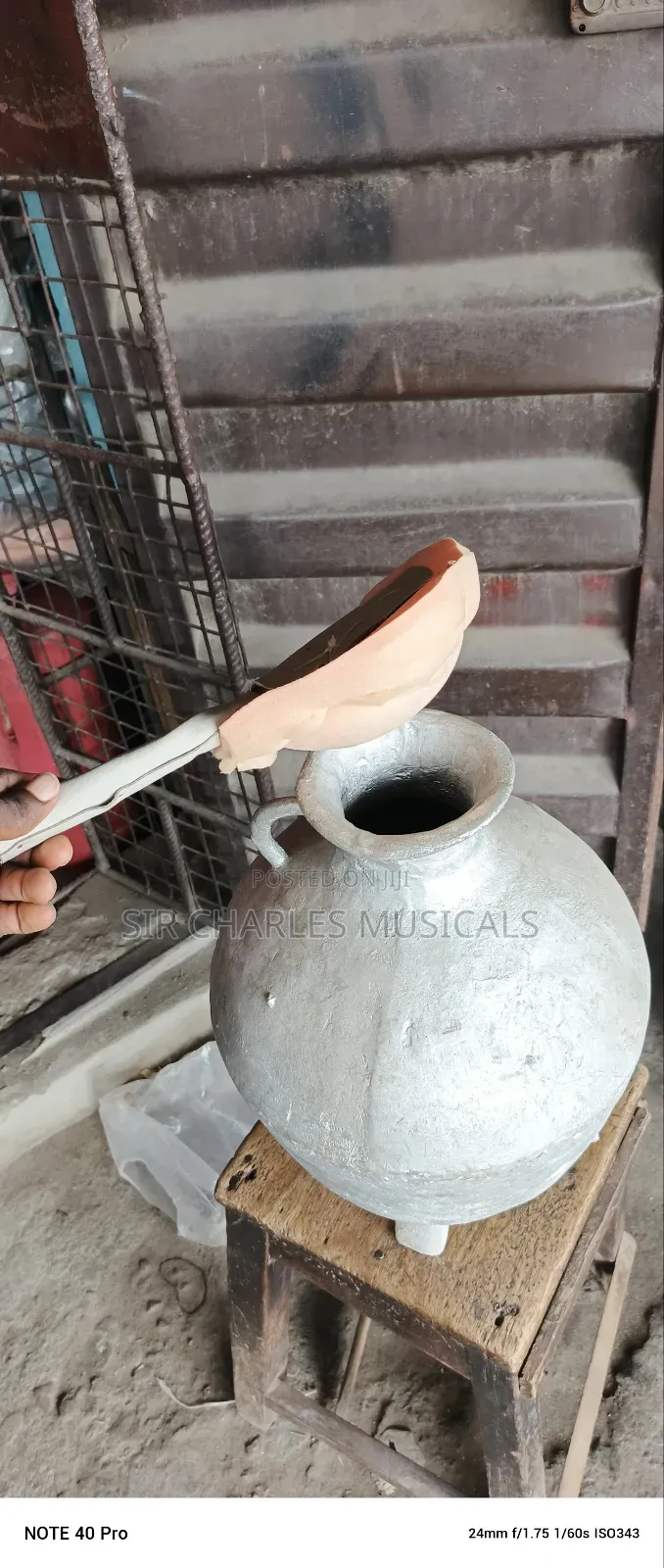 High Quality Local Metal Udu Pot Drum
