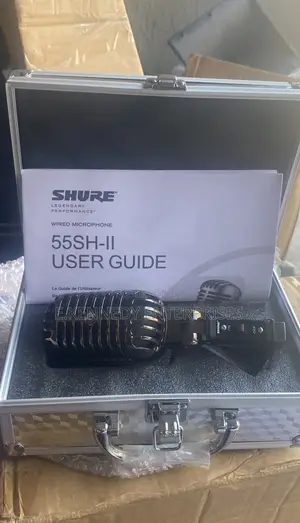 Photo - Orginal Shure 55sh Series Vintage Studio Microphone(Black)