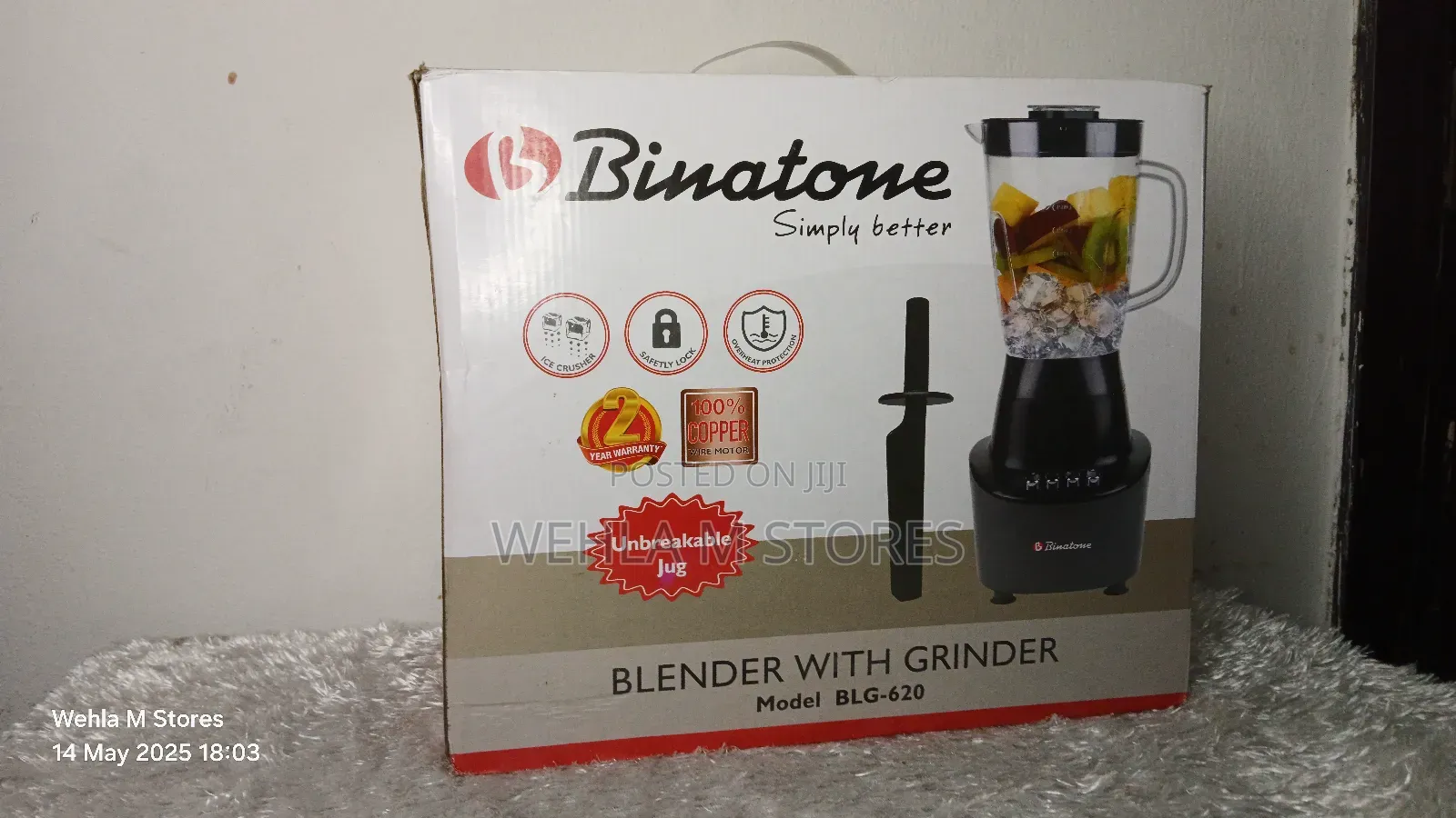 Binatone Blender Grinder - BLG-620