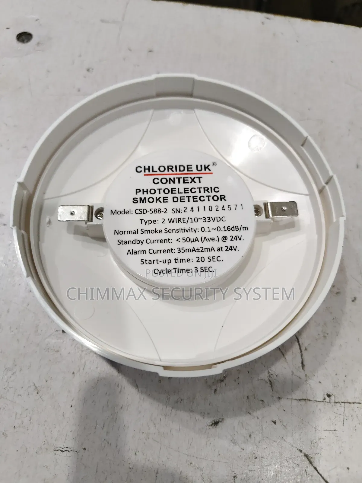 Chloride Uk Context Smoke Detector, Csd-588-2