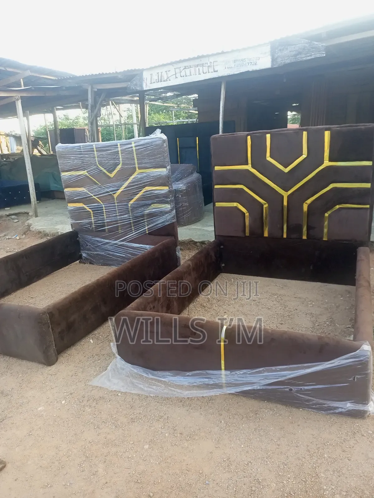 4.5 by 6 Bedframe Upholstery