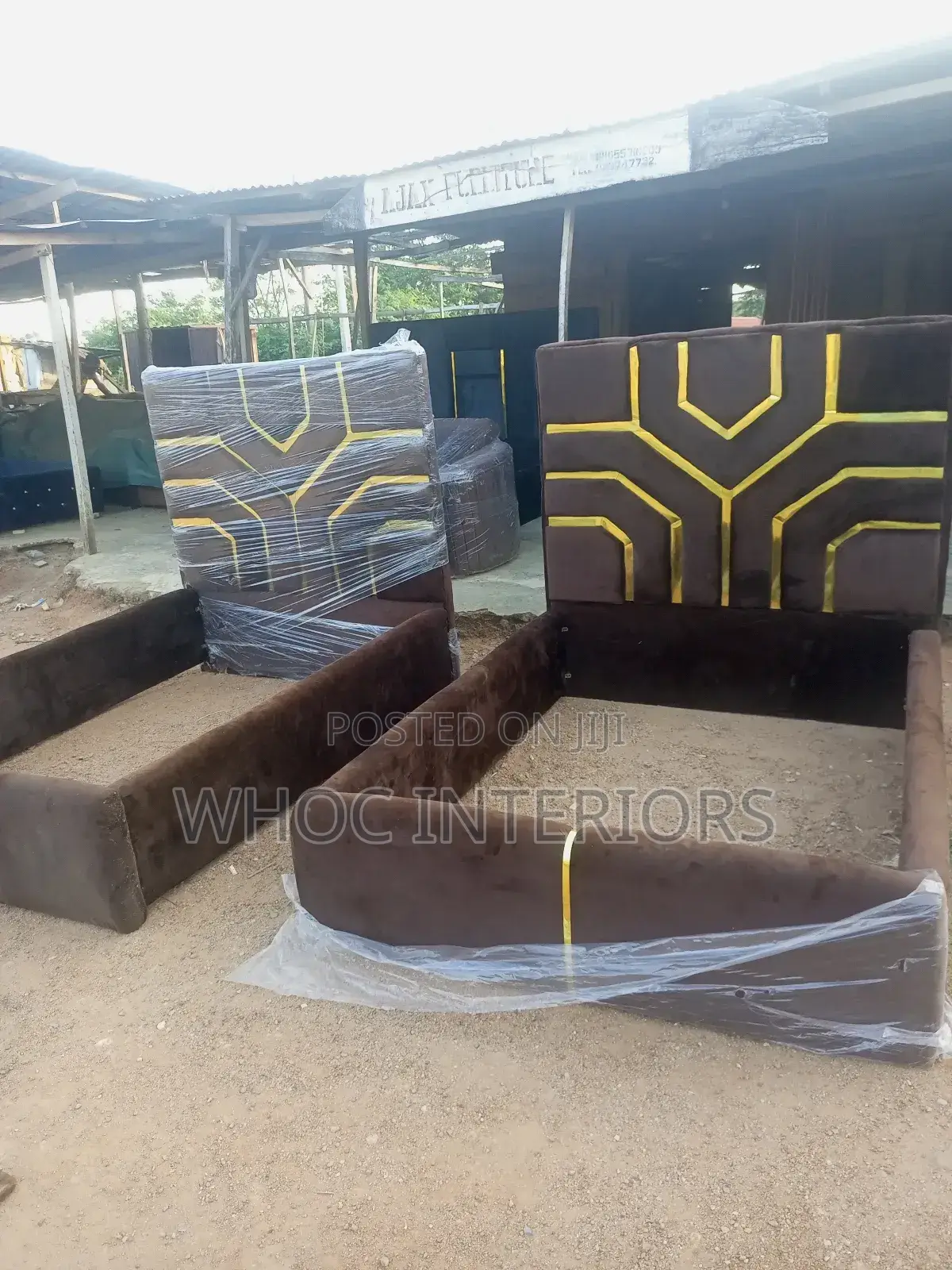 4.5 by 6 Bedframe Upholstery