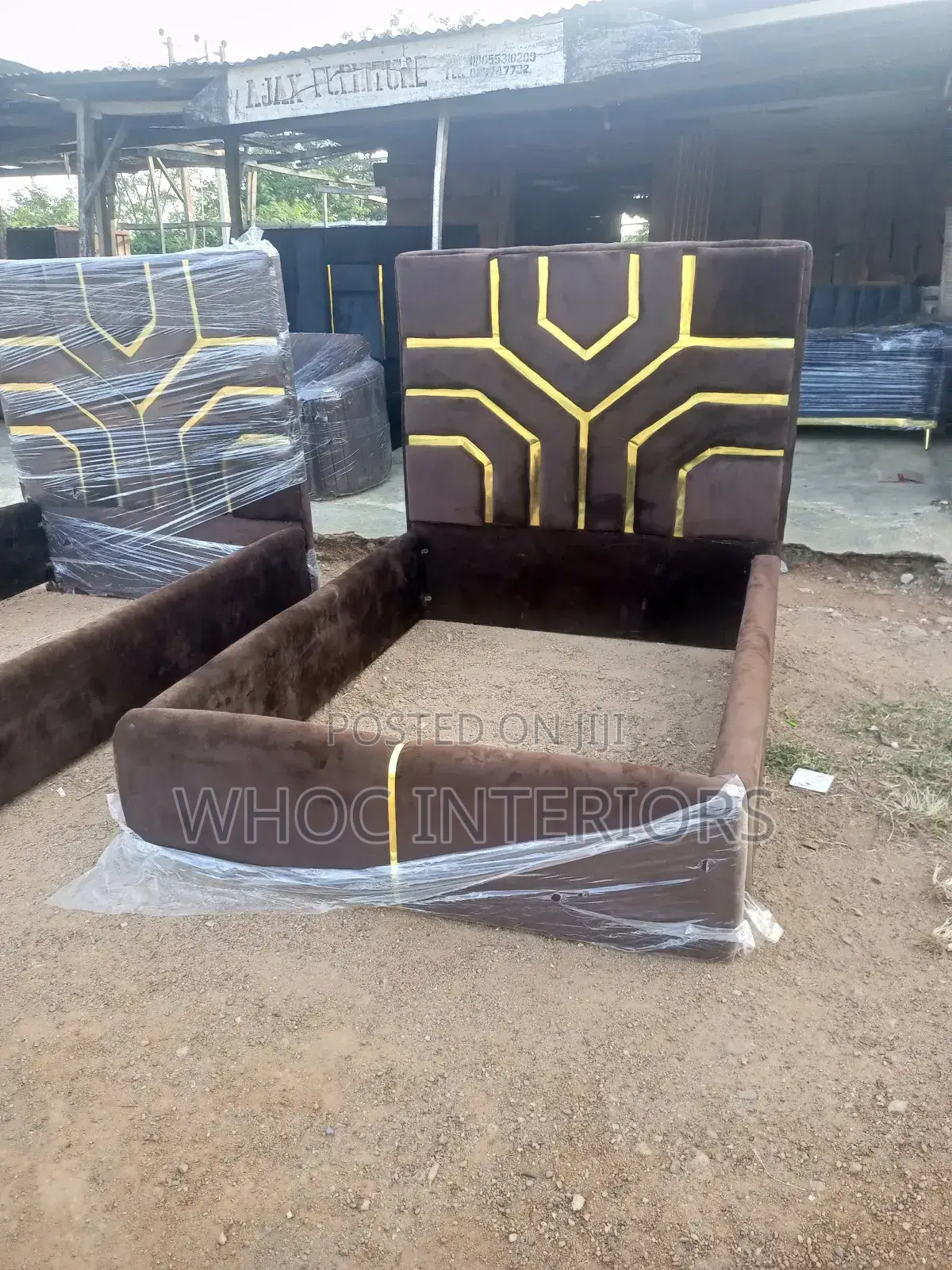 4.5 by 6 Bedframe Upholstery