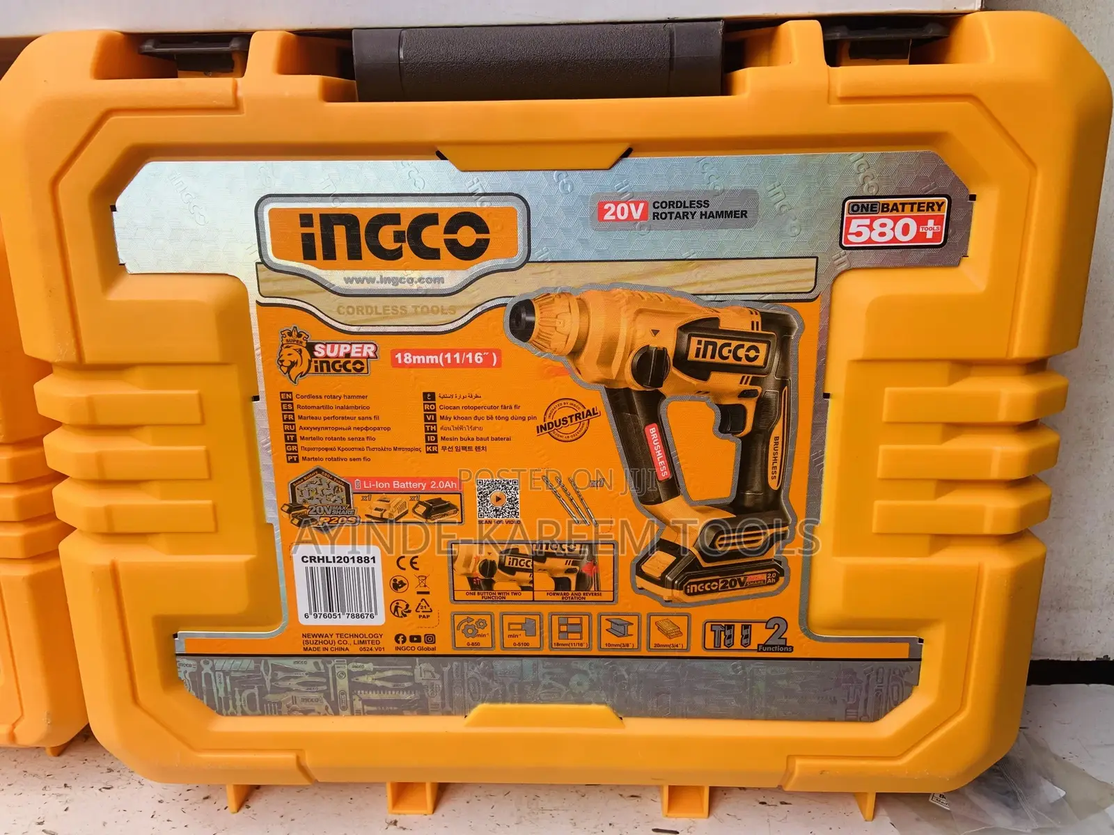 20v Cordless Rottary Hammer