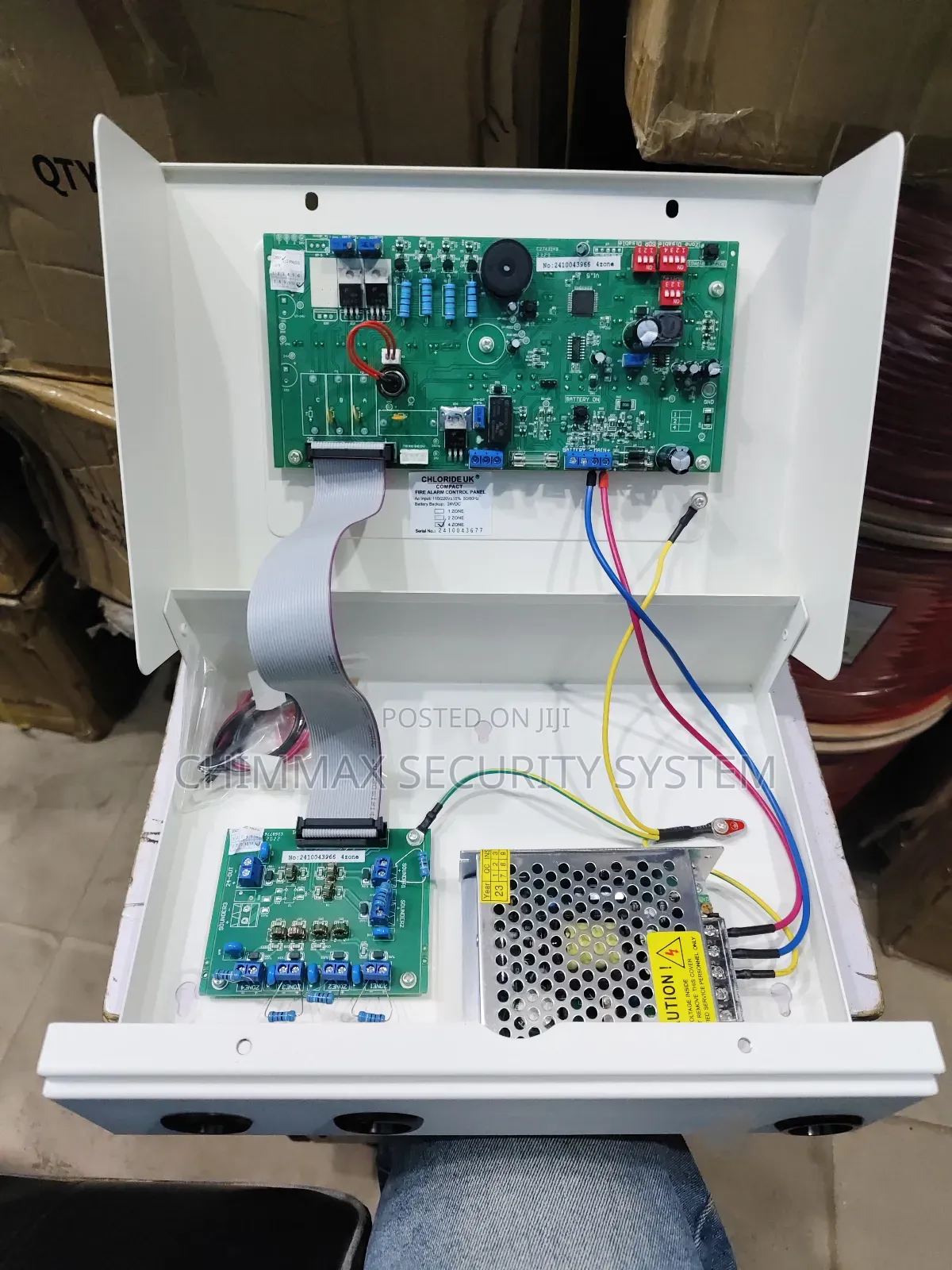 4 Zone Chloride Uk Conventional Fire Alarm Control Panel
