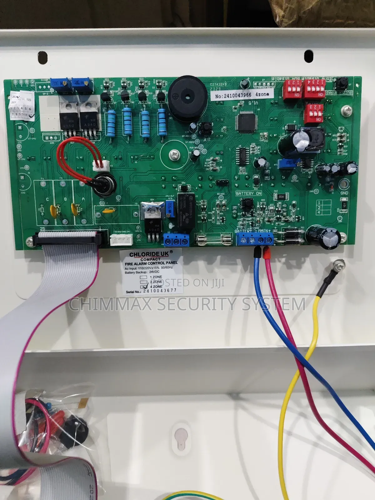 4 Zone Chloride Uk Conventional Fire Alarm Control Panel