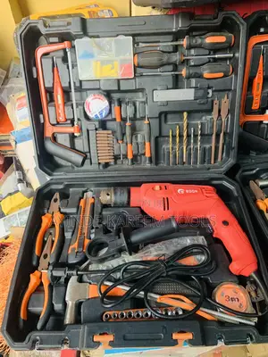 Tool Box Set With Impact Drill