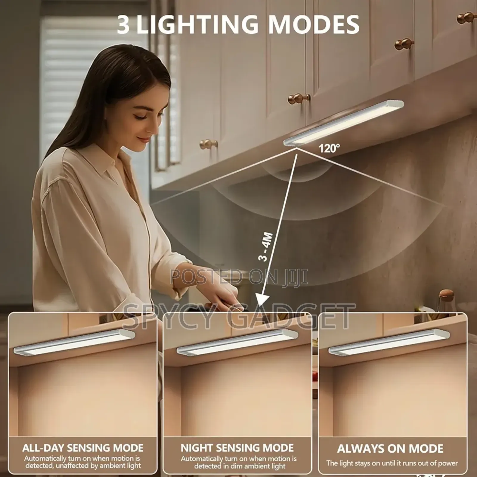 Led Under Cabinet Motion Sensor Night Light 80cm