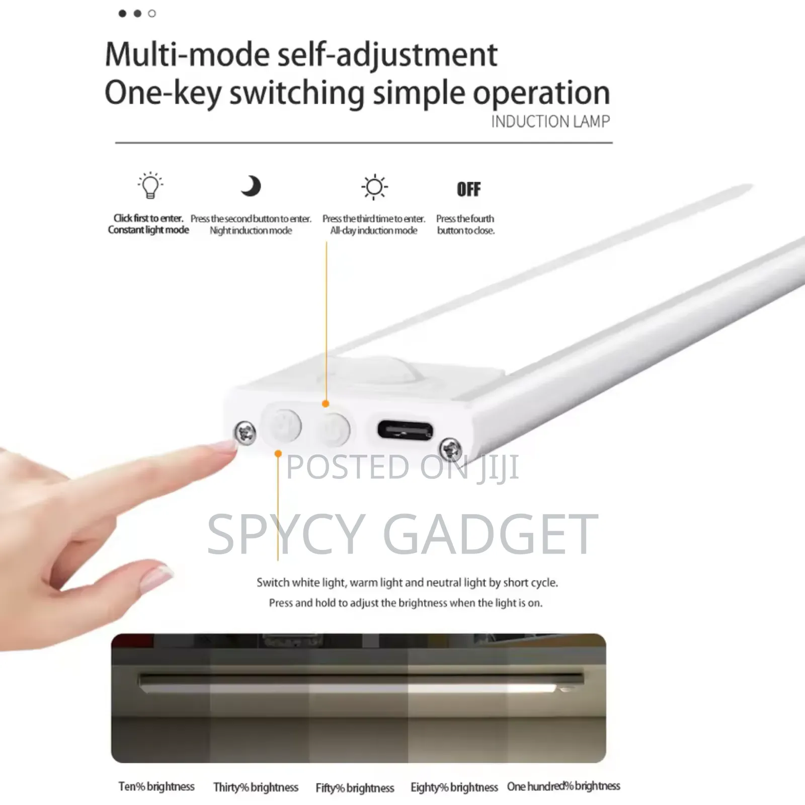 Led Under Cabinet Motion Sensor Night Light 80cm