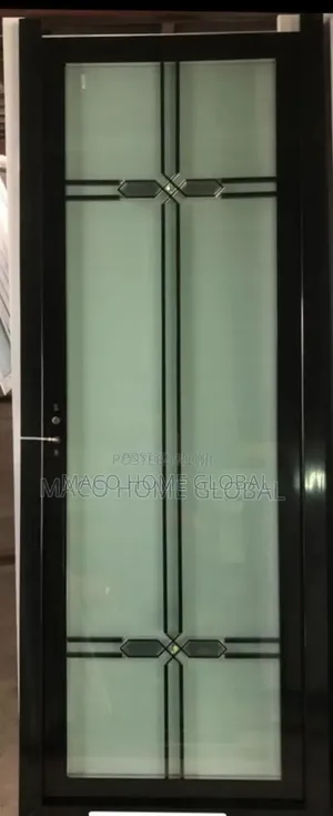 Tampered Full Glass Toilet Door