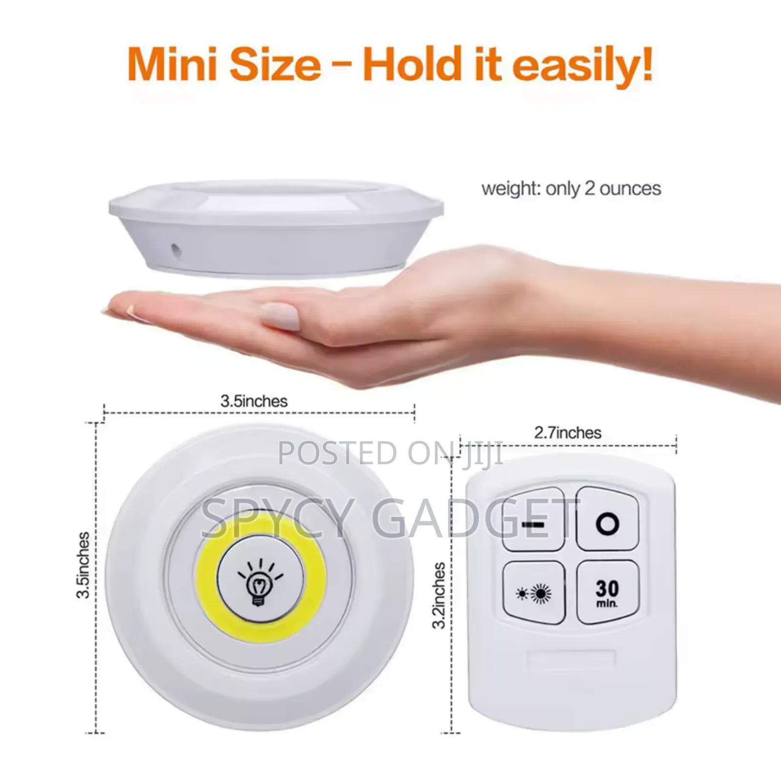 3-in-1 Wireless Under Furniture Light With Remote Control