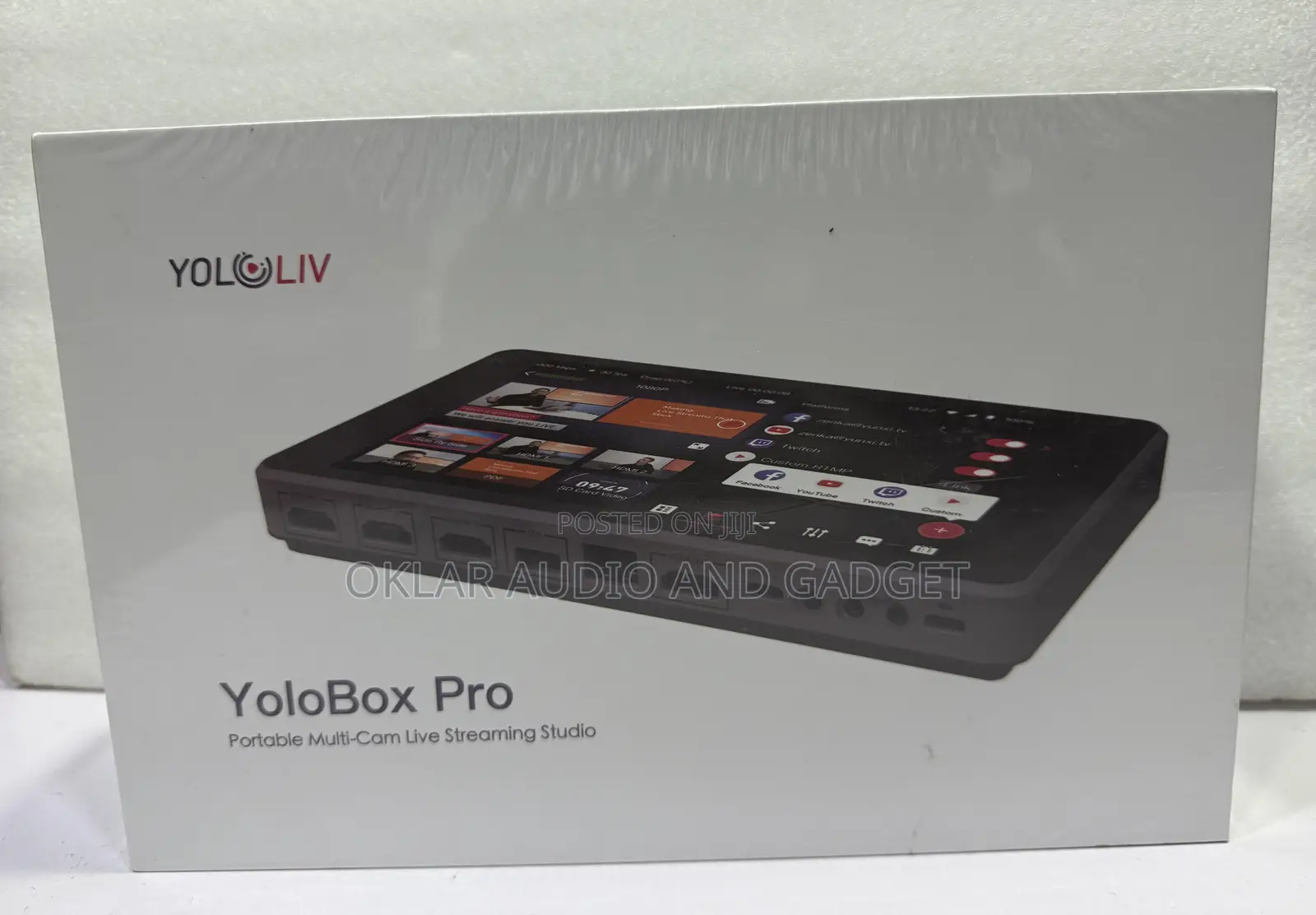 Yolo Box Pro Portable Multi-cam Streaming Studio
