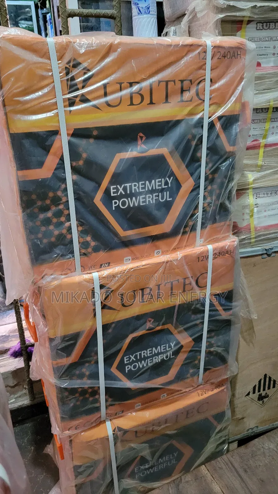 240ah 12v Kibitec Extremely Powerful Tubular Battery