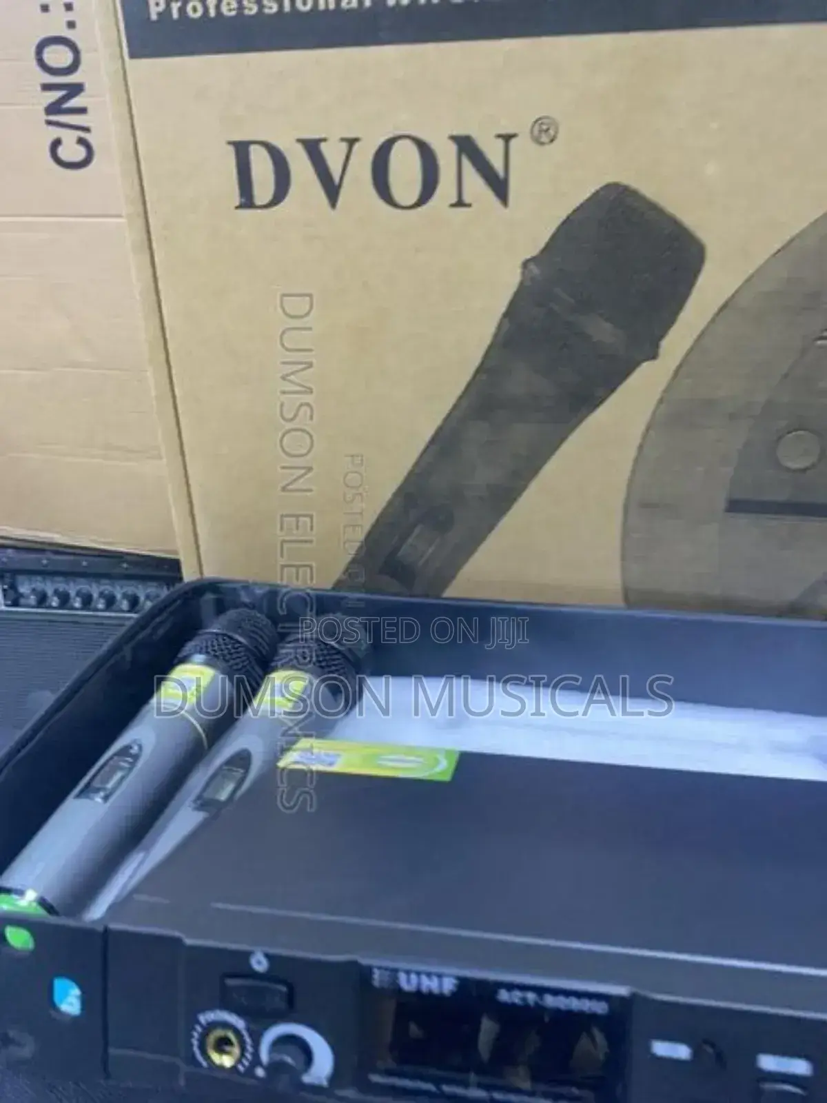 Dvon Two Handle Wireless Microphone System
