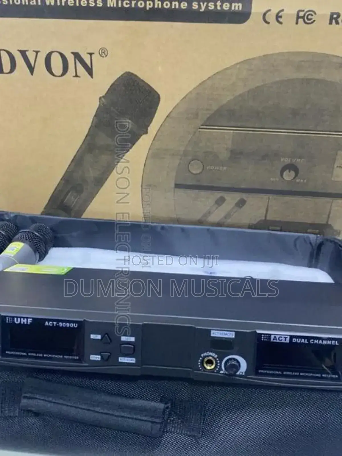 Dvon Two Handle Wireless Microphone System