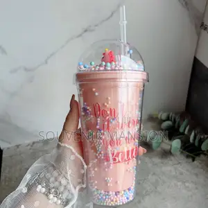 Capricorn Fancy Cup With Straw
