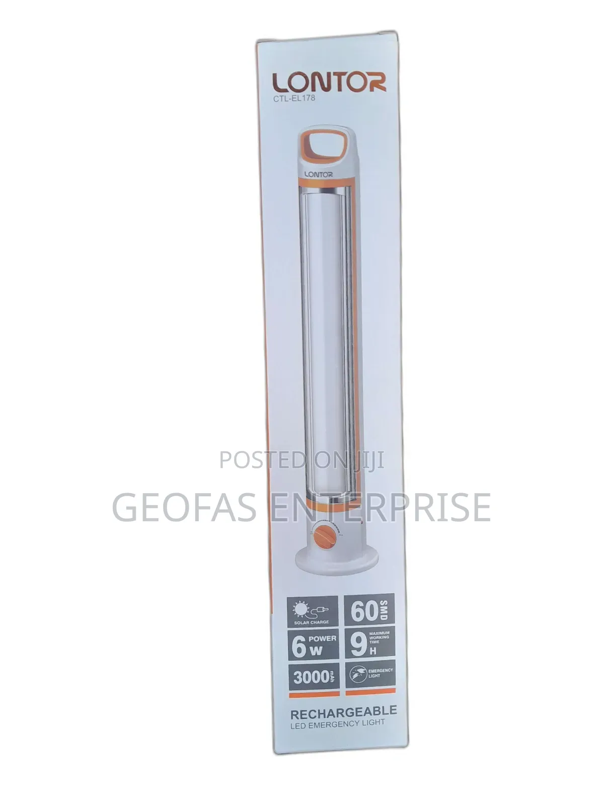 Lontor 6w Rechargeable 3000mah Led Emergency Light CTL-El178