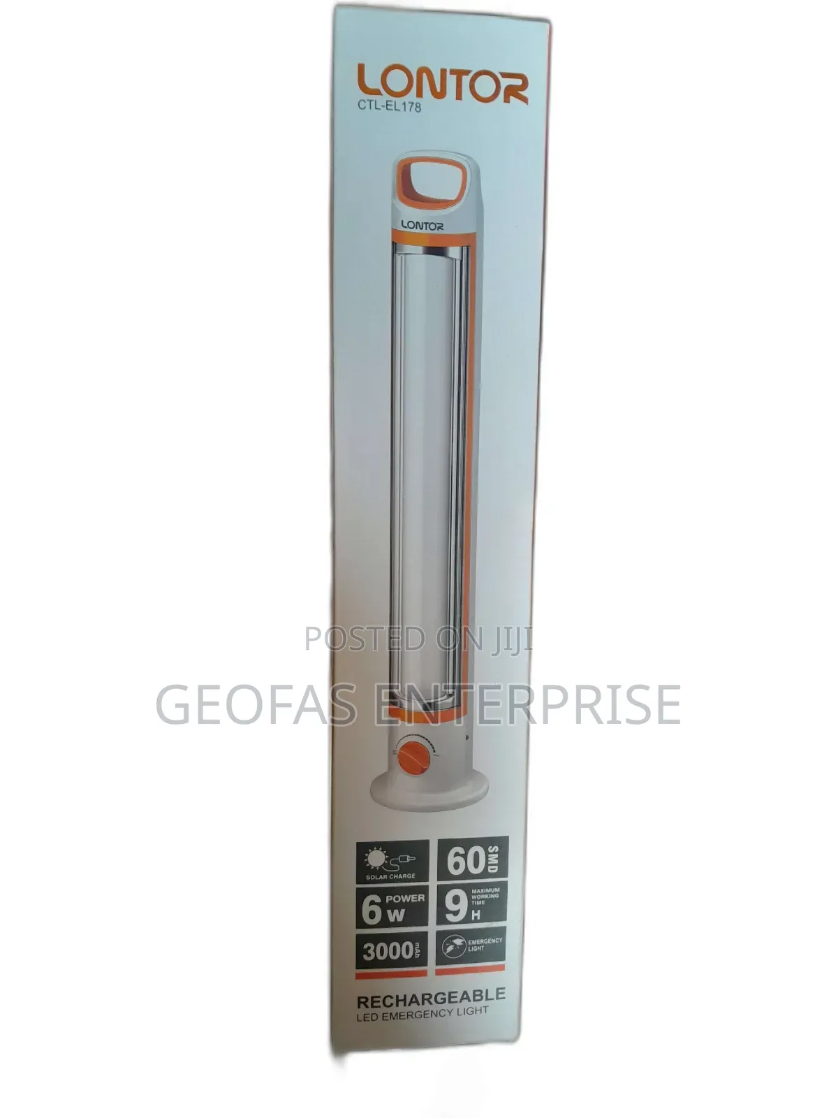 Lontor 6w Rechargeable 3000mah Led Emergency Light CTL-El178