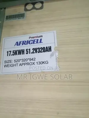 Africell 15kwh Lithium Battery
