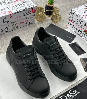Quality Dolce Gabbana Pure Italian Leather Men Sneakers