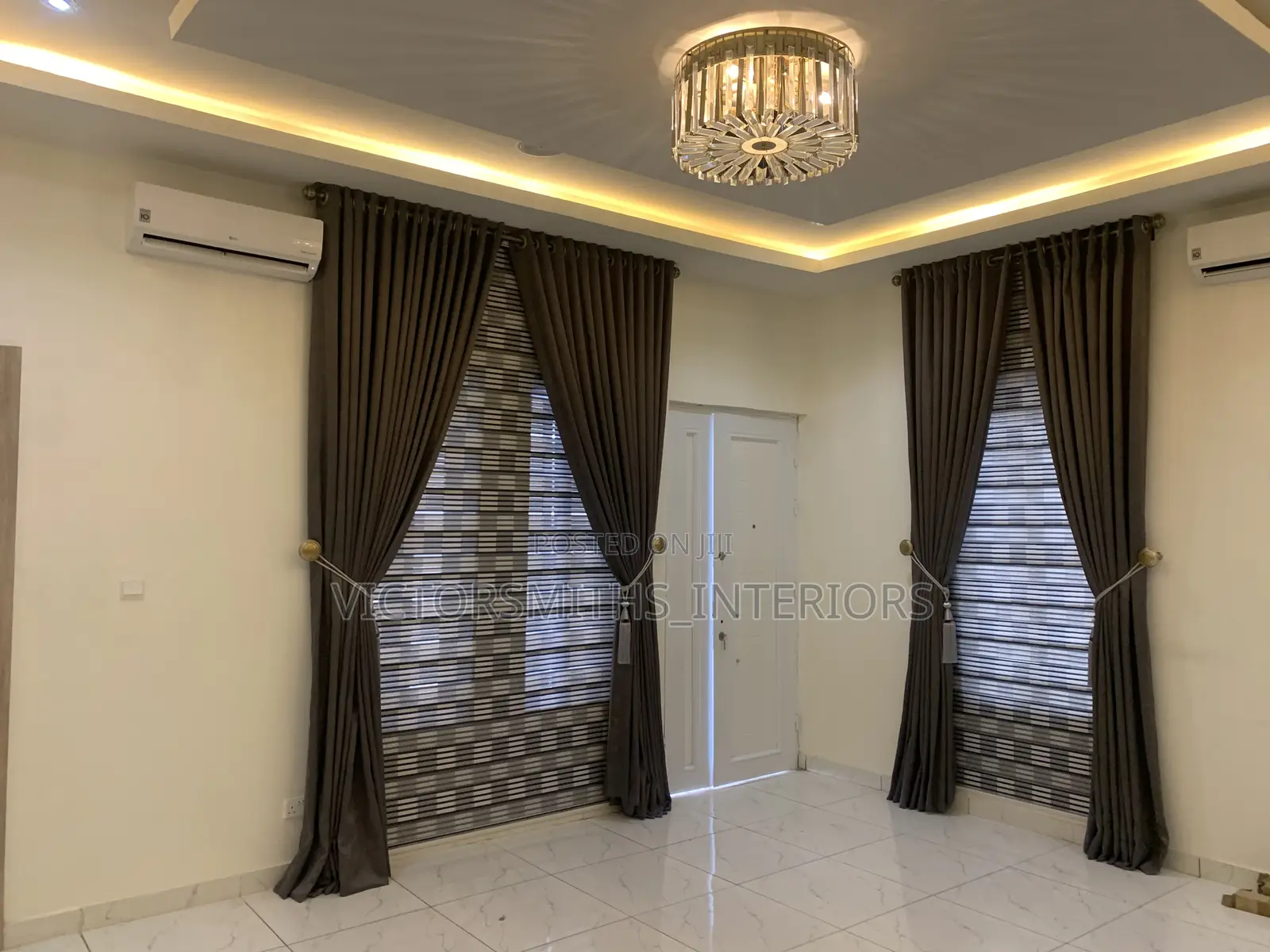 Curtains Drapes With Zebra Blinds